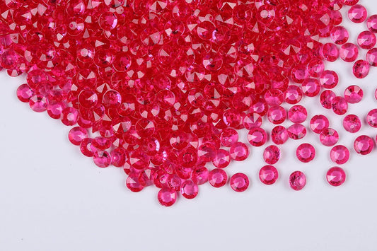 1000pcs Platic Acrylic Gems Fake Acrylic Diamonds Vase filler Beads Faux Diamond Crystals Jewels