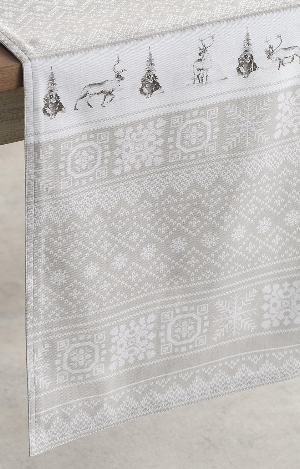 Maison d' Hermine Table Runner 100% Cotton Single Layer Table Runners 90 inches Long Decorative for