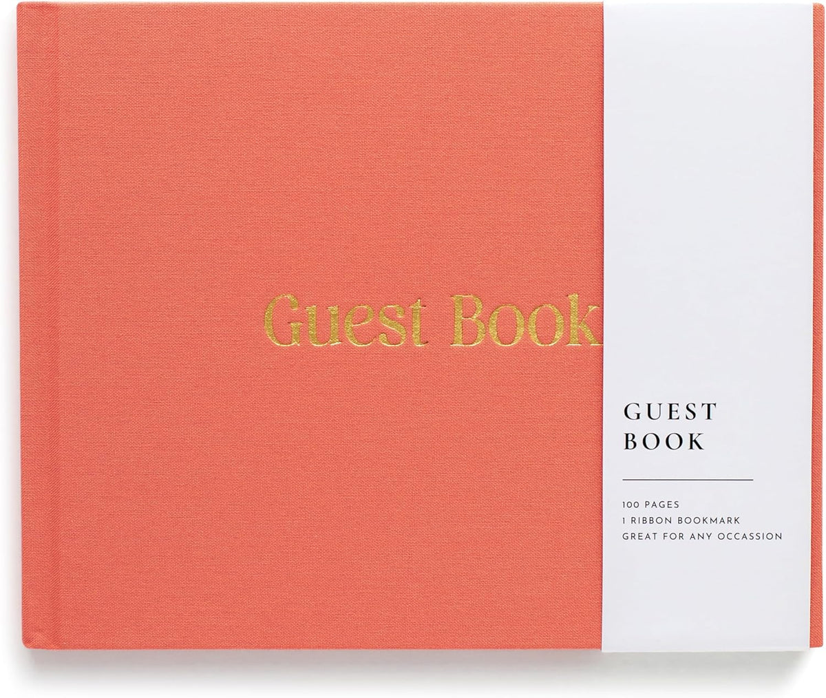 Lamare Wedding Guest Book – Elegant Guest Book for Party, Baby Shower Guest Book & Polaroid Guest