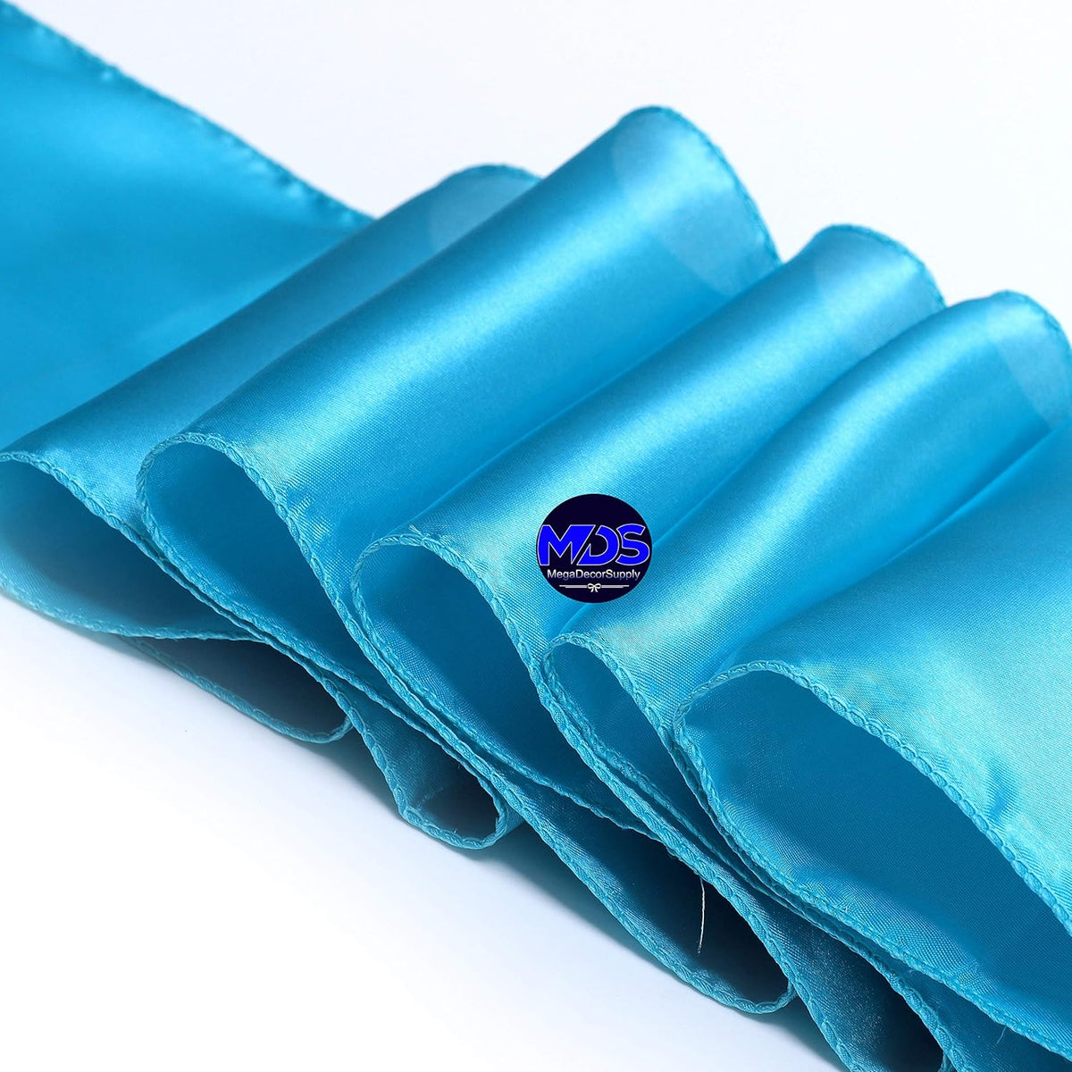 MDS Pack of 300 PCS Satin Chair Sashes Charmeuse Sateen Dining Chair Bows Ribbon Ties Back Sash for