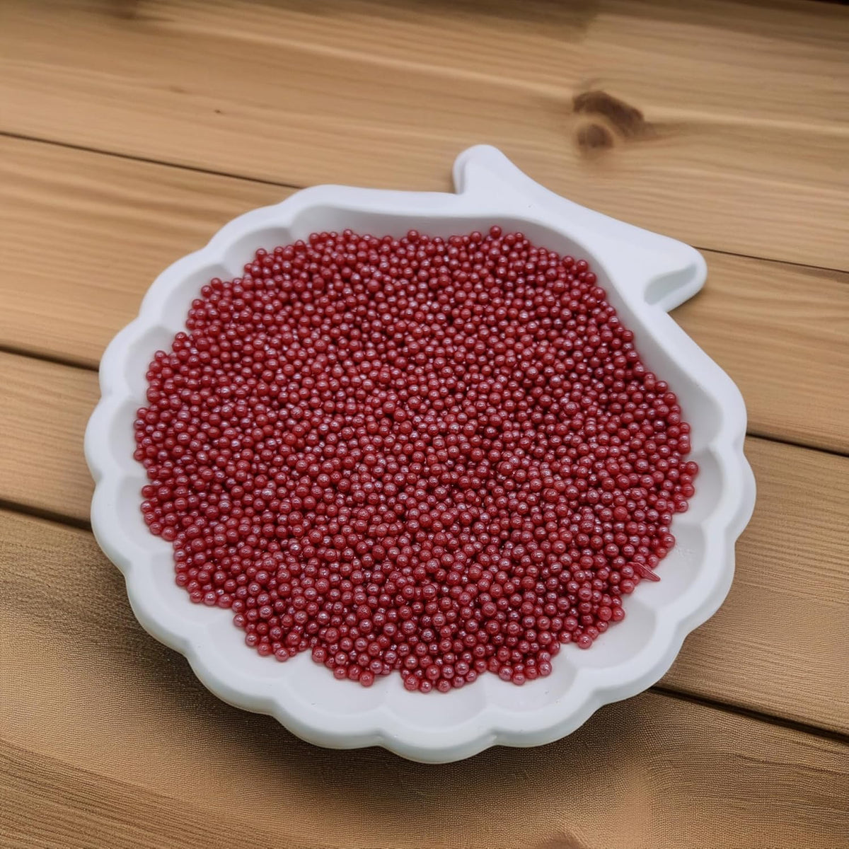 Edible Red Pearl Sugar Sprinkles Candy 2mm Mini Pearls Cake Decorations Cupcake Toppers Cookie