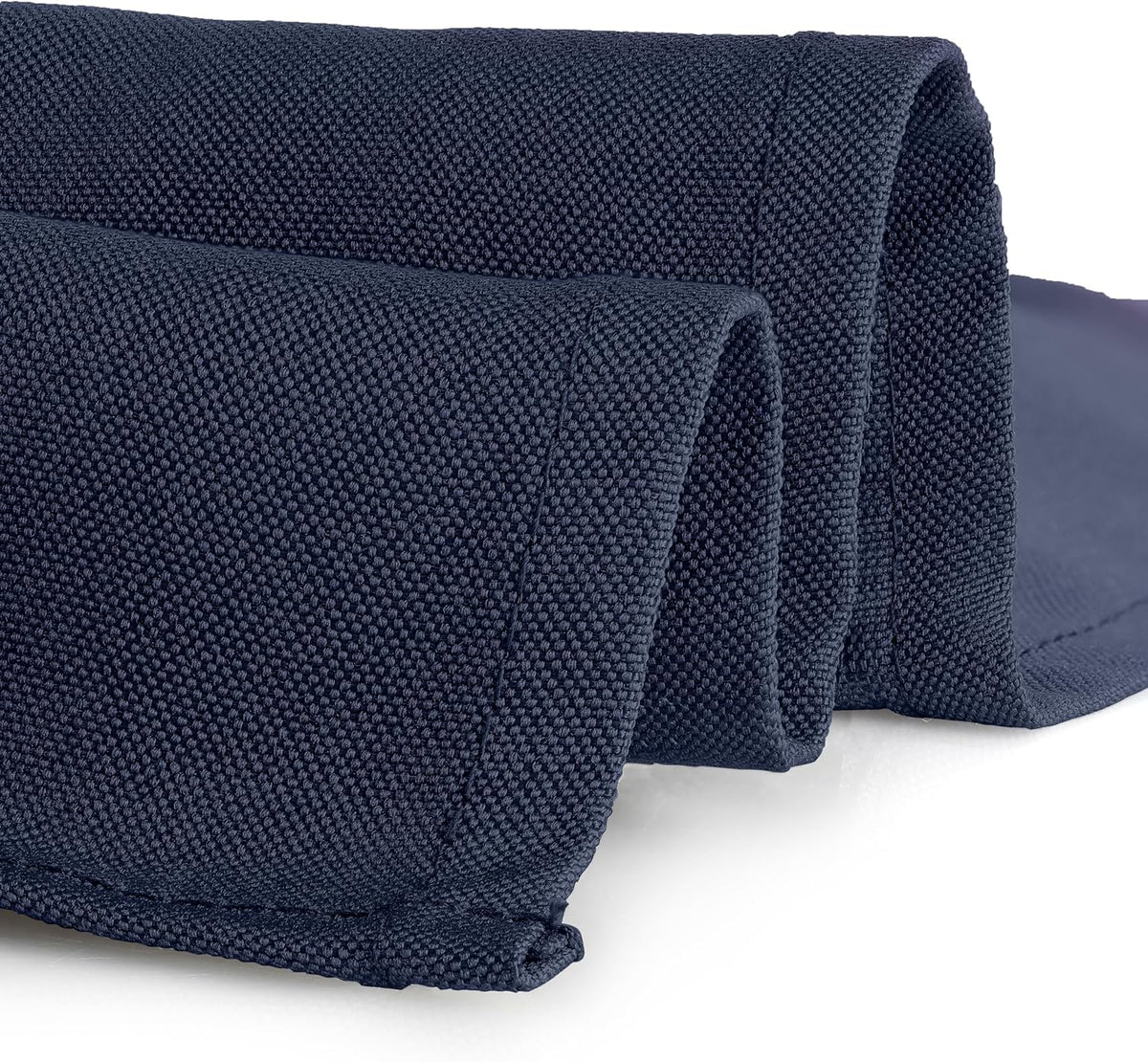 Gee Di Moda Square Tablecloth - 52 x 52 Inch Navy Blue Table Cloth for Small Square or Round Tables