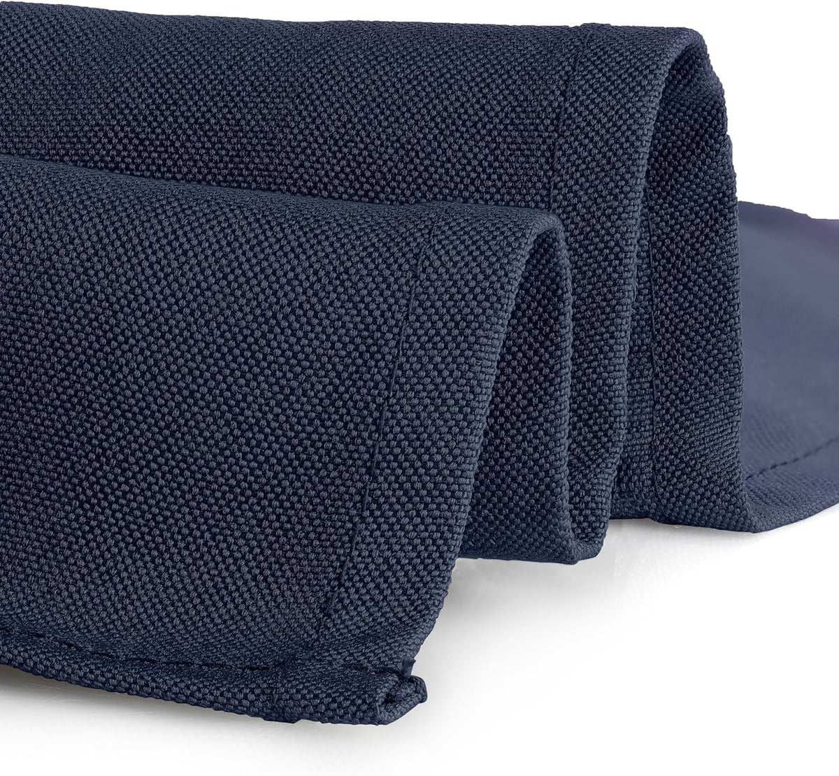 Gee Di Moda Rectangle Tablecloth - 70 x 120 Inch Navy Blue - Heavy Duty Washable Polyester - For 6