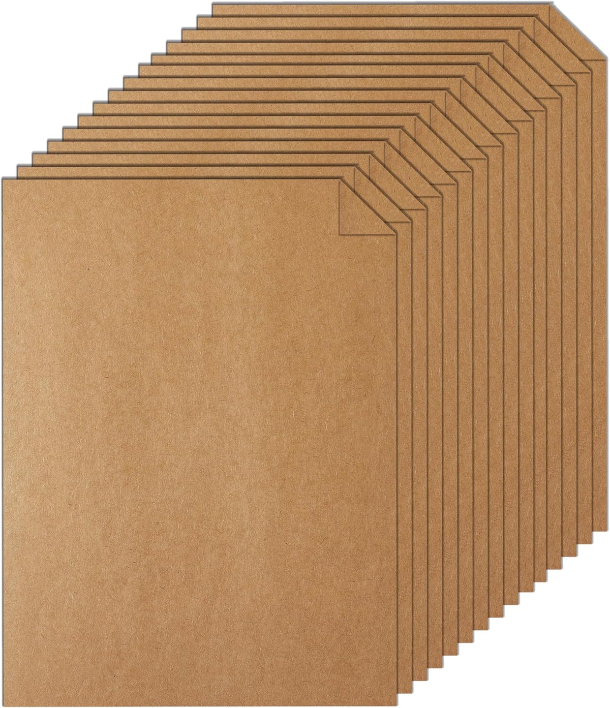 28 Sheets Brown Cardstock 8.5 x 11 Printer Paper, 92lb Heavyweight Paper Card Stock for Greeting