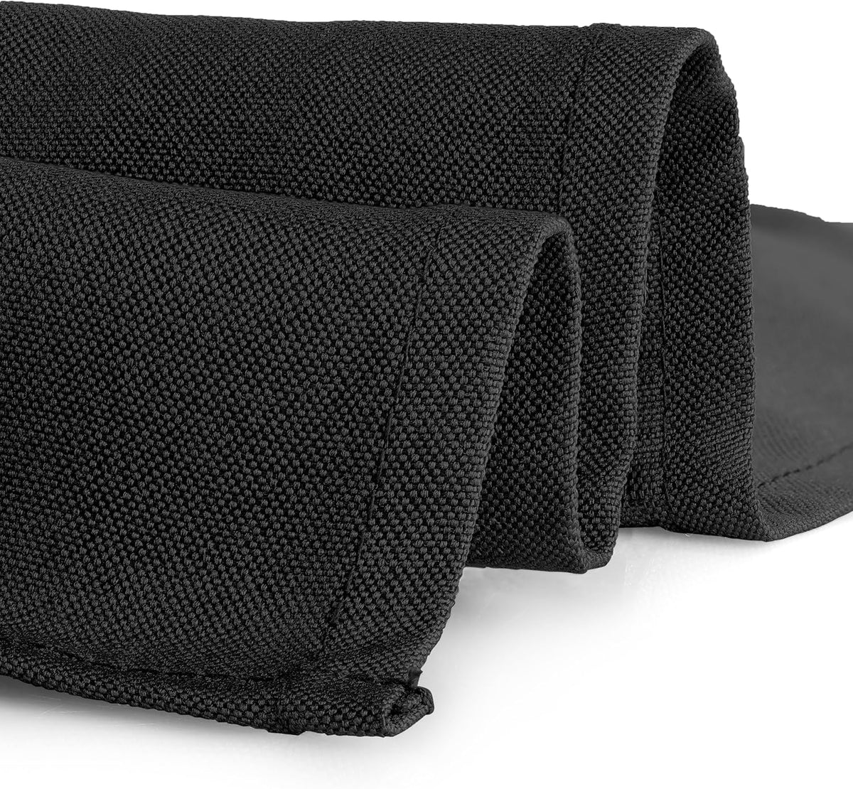 Gee Di Moda Square Tablecloth - 70 x 70 Inch Black Table Cloth for Medium Square or Round Tables