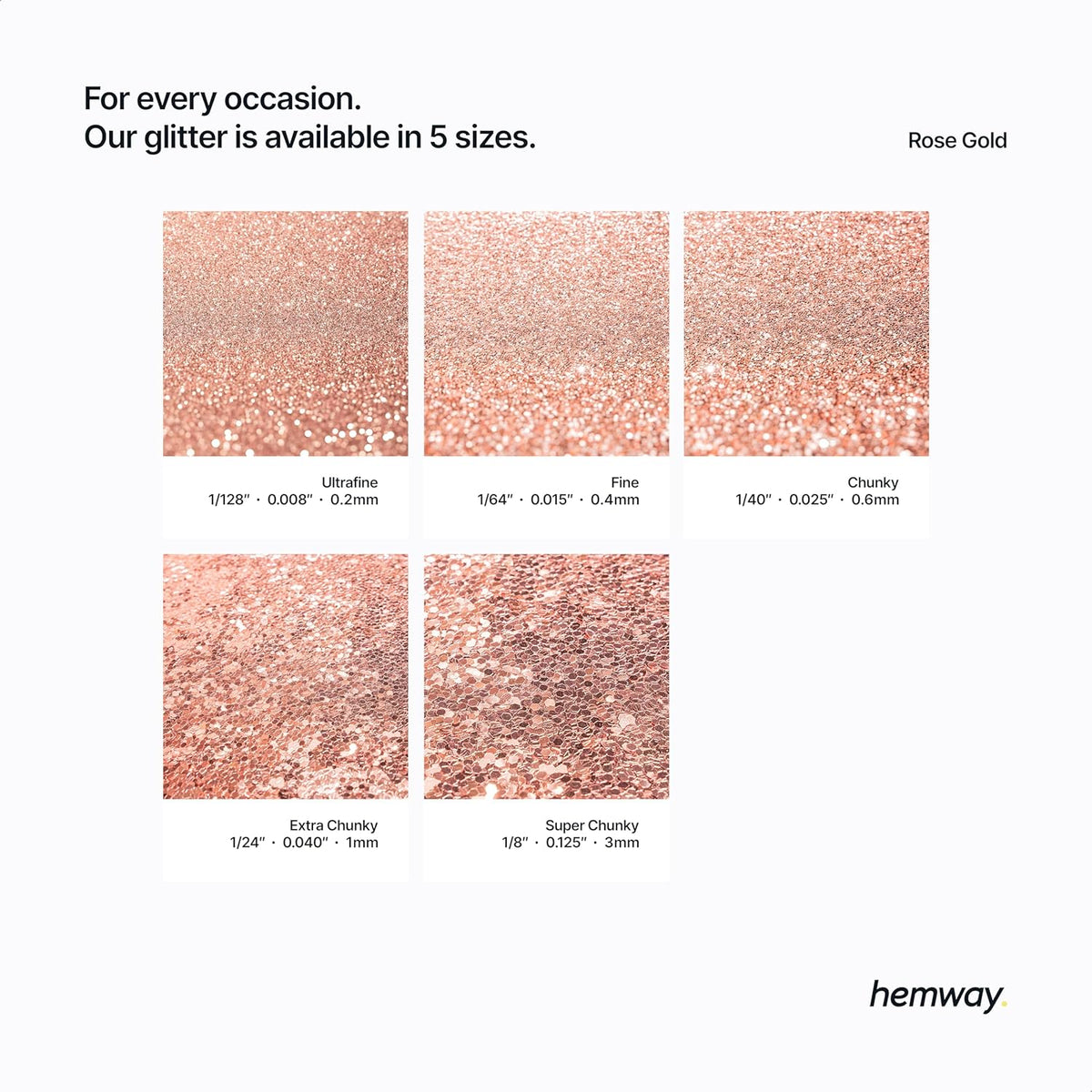 Hemway Eco Friendly Biodegradable Glitter 100g / 3.5oz Bio Cosmetic Safe Sparkle Vegan for Face