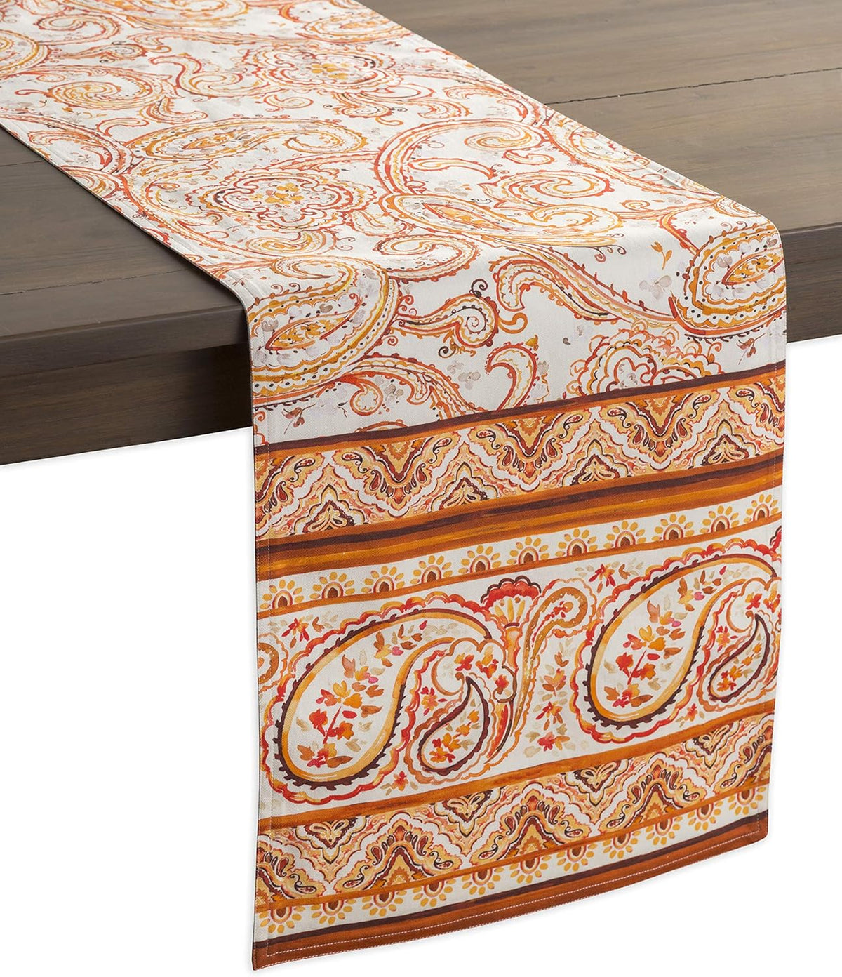 Maison d' Hermine Table Runner 100% Cotton Single Layer Table Runners 48 inches Long Decorative for