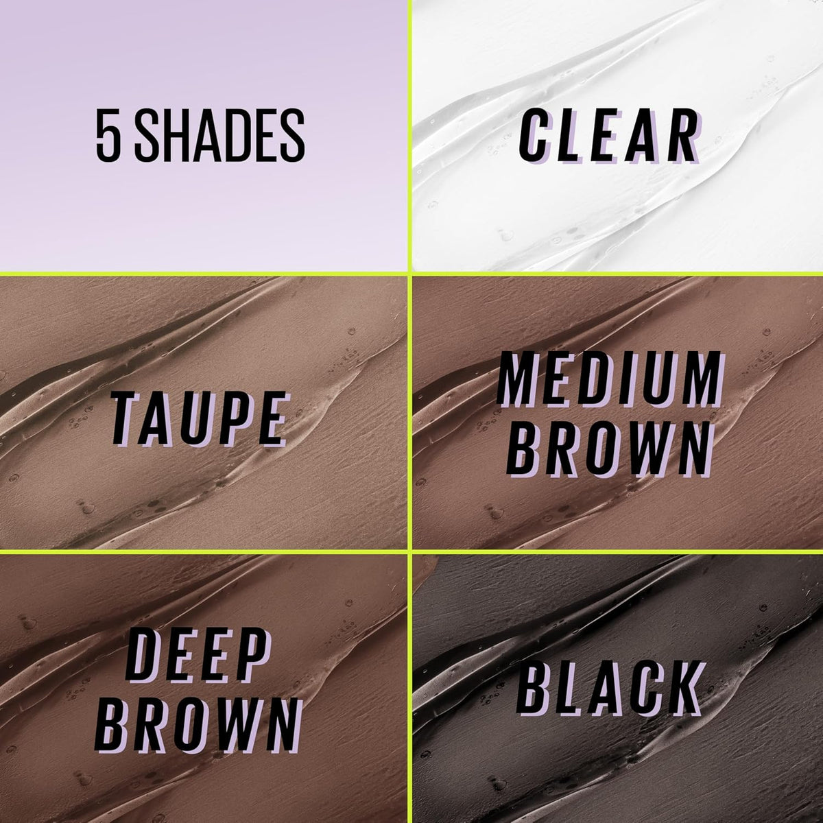 Maybelline Super Lock Brow Glue Eyebrow Gel, Lightweight and Waterproof Tinted Brow Gel For Up To