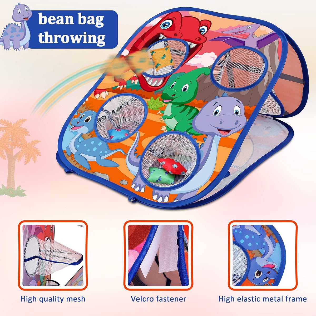 Animal Bean Bag Toss Game Toy Outdoor Toss Game, Family Party Party Supplies for Kids, Gift for