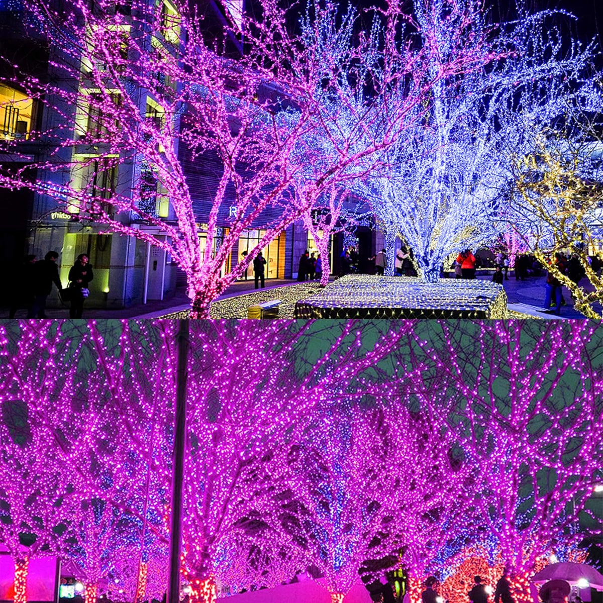 300 LED Halloween Lights, 98.5FT Halloween String Lights with 8 Lighting Modes, Waterproof &