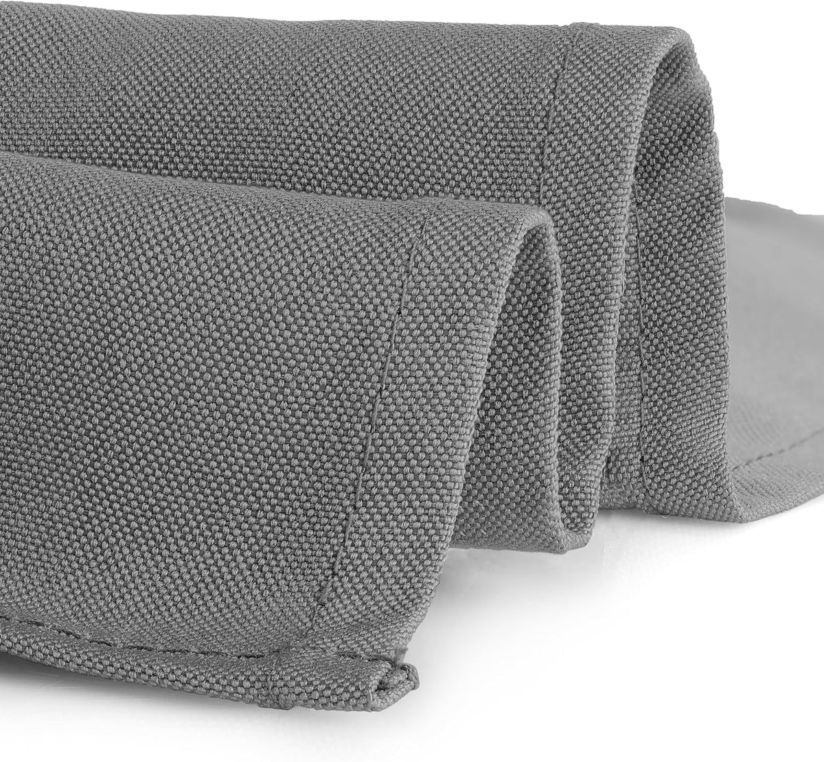 Gee Di Moda Square Tablecloth - 52 x 52 Inch Charcoal Table Cloth for Small Square or Round Tables