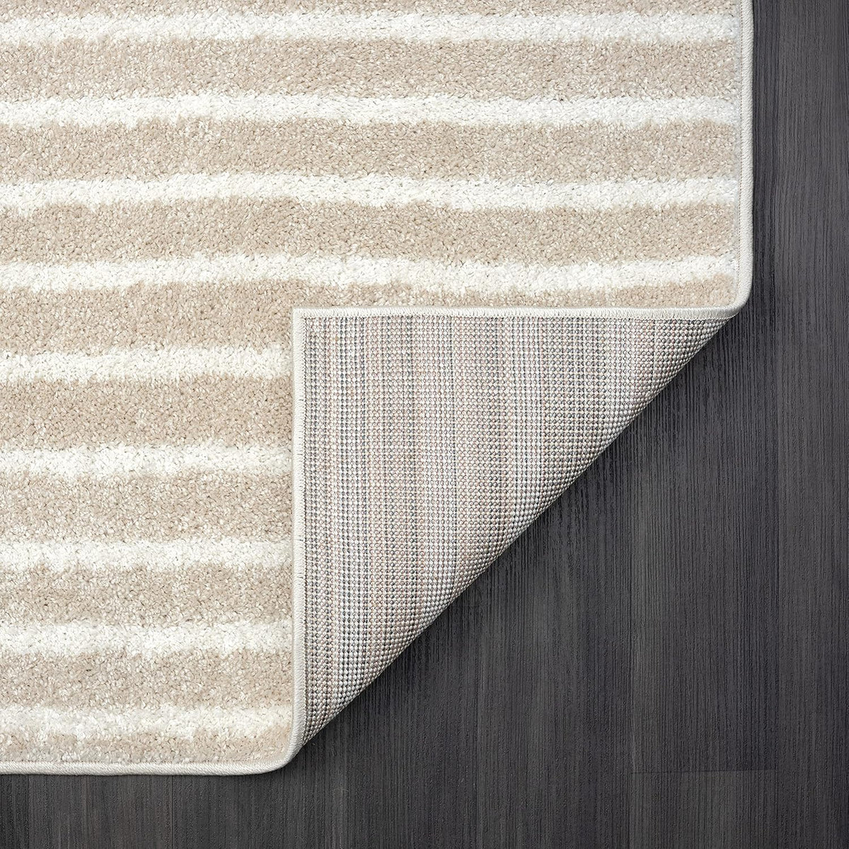 Abani Area Rug for Living Room -Nuevo 9' x 12' Beige Arch Pattern Area Rug, Soft and Durable Living