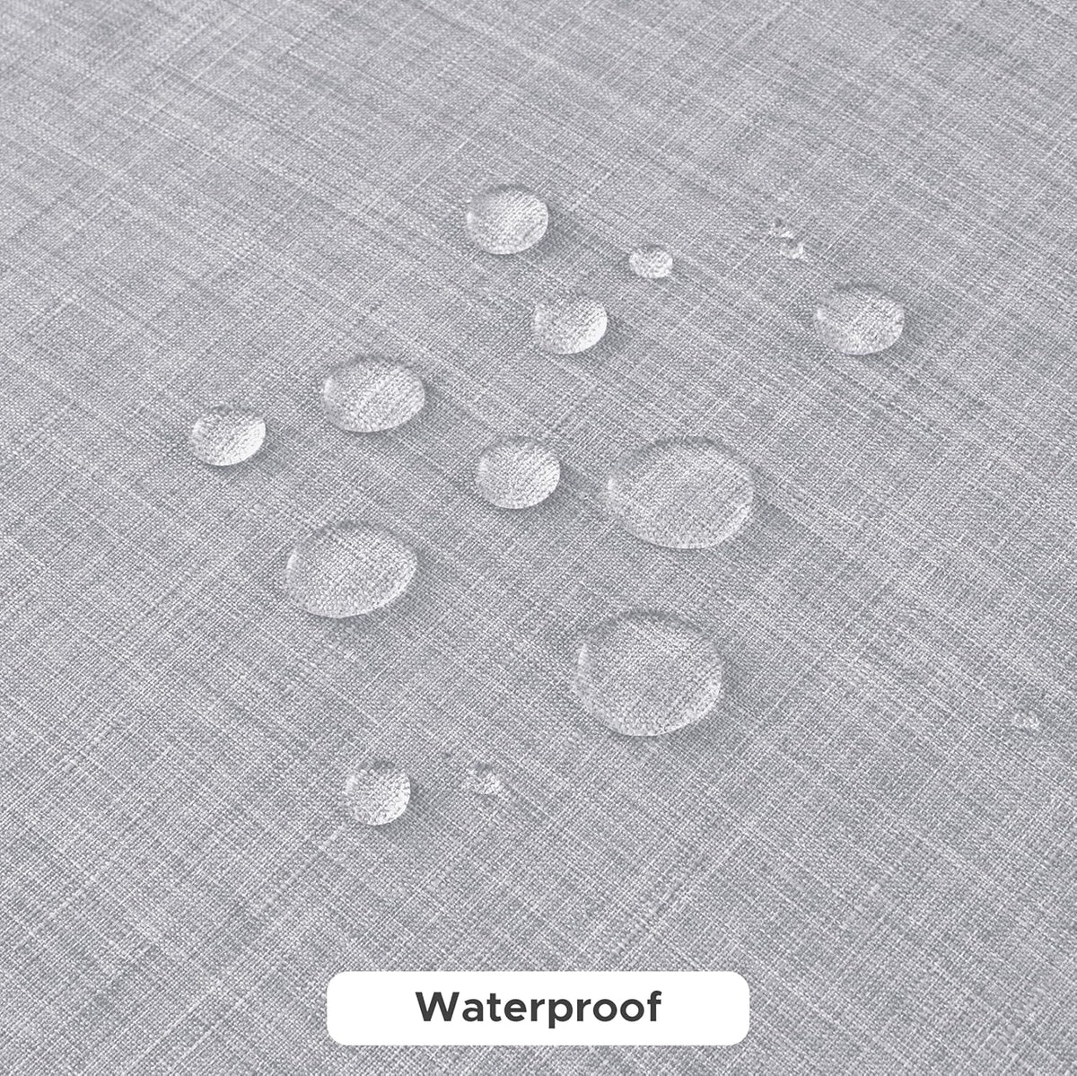 Fitable Faux Linen Tablecloths for Rectangle Tables: Water & Stain Resistant Farmhouse Table Cloth