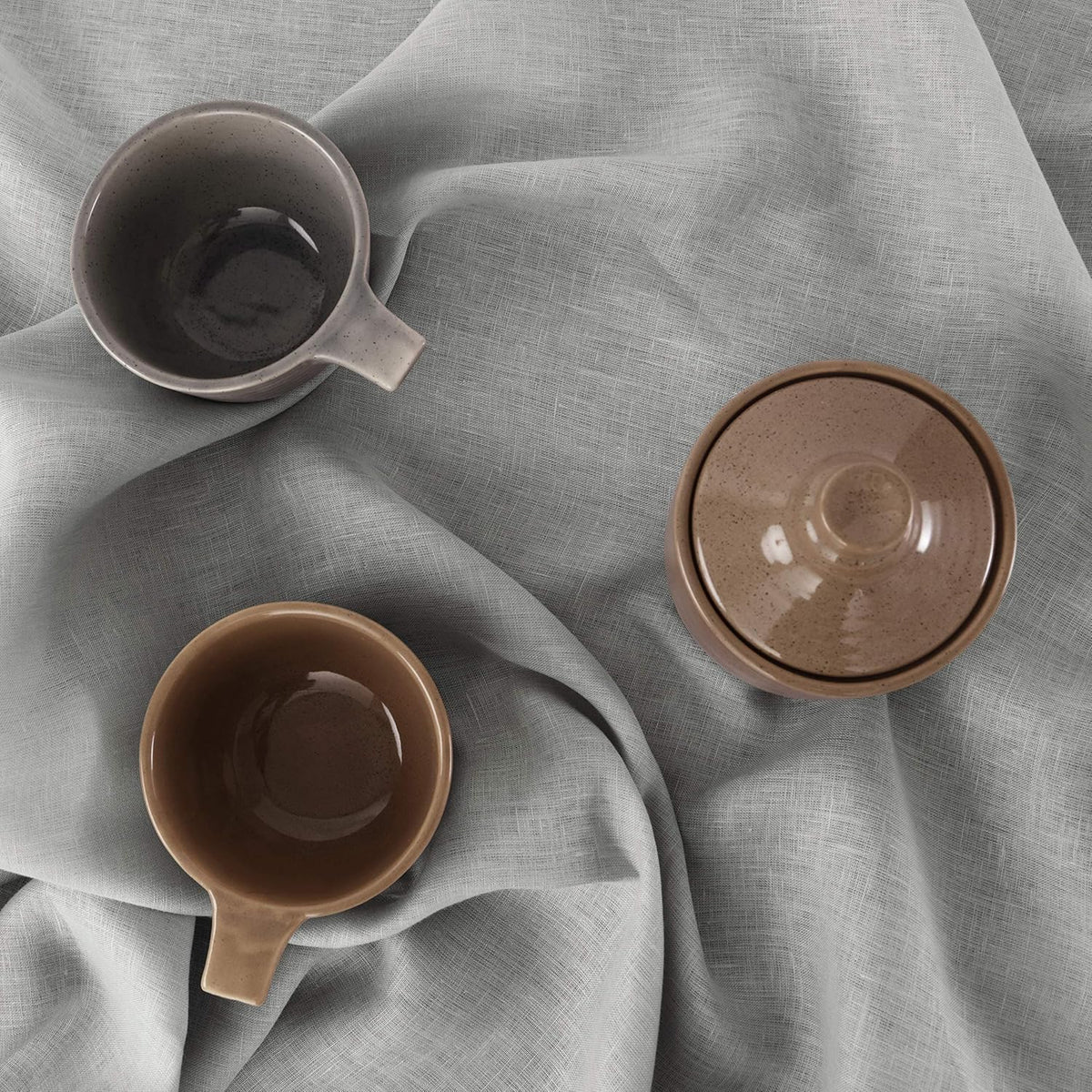 Solino Home Soft Grey Linen Tablecloth 60 x 120 Inch - 100% Pure Linen Hemstitch Table Cloth for