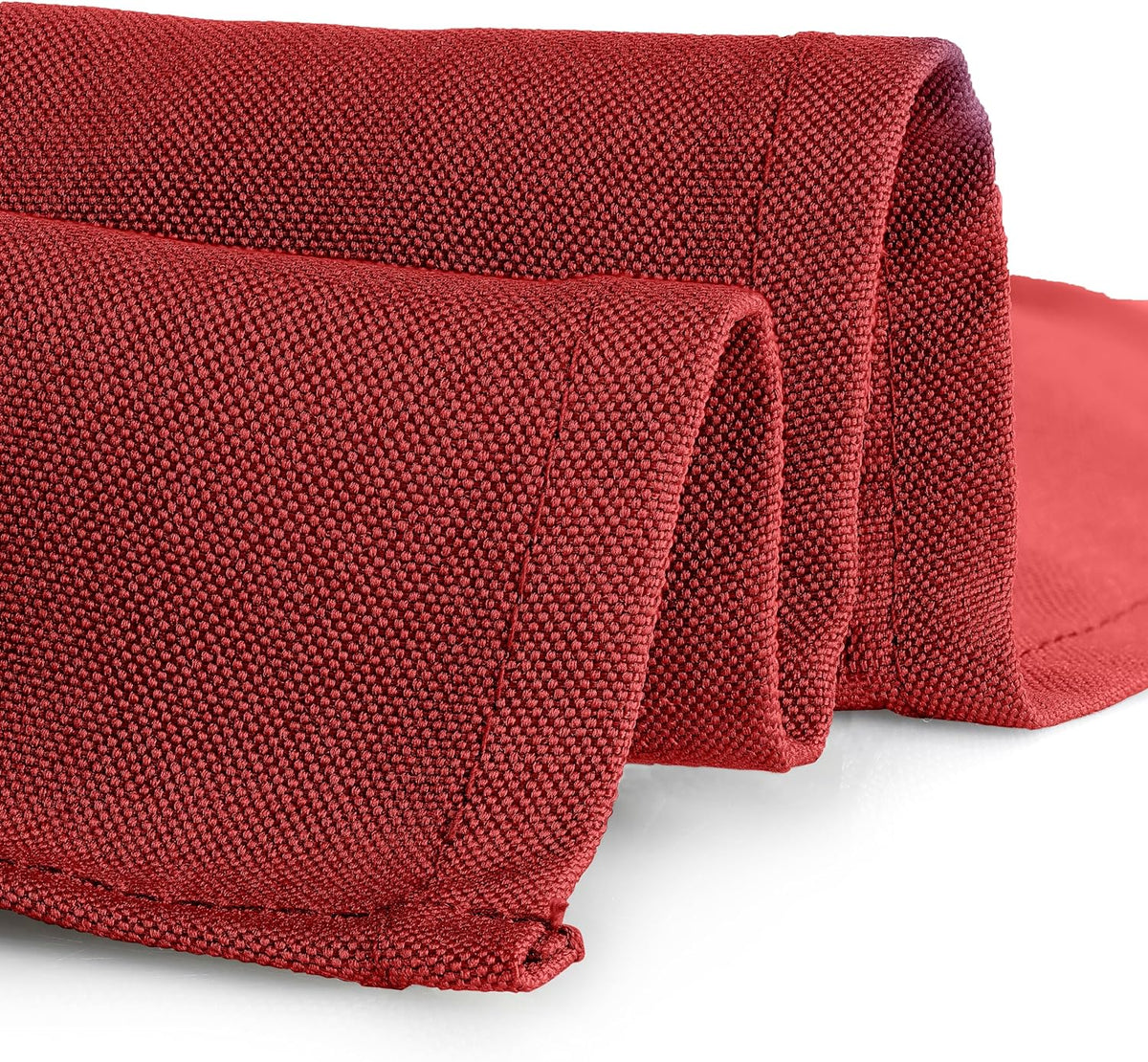 Gee Di Moda Square Tablecloth - 85 x 85 Inch Red Table Cloth for Large Square or Round Tables