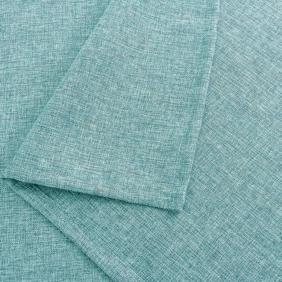 Hiasan 2 Pack Faux Linen Rectangle Tablecloth - Wrinkle and Stain Resistant Washable Table Cloth