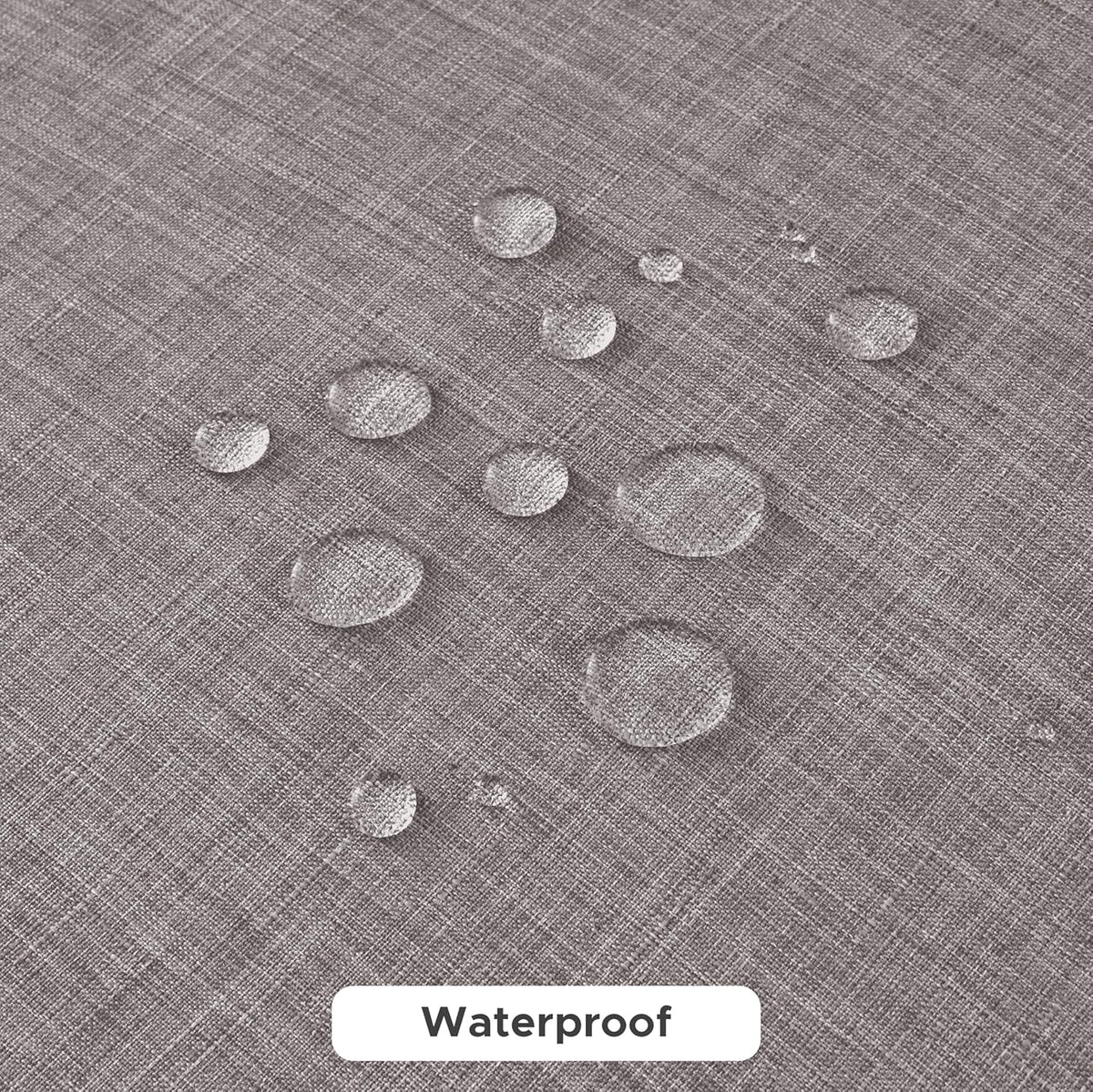 Fitable Square Table Cloth Linen Textured: Water & Stain Resistant Farmhouse Tablecloth, Washable
