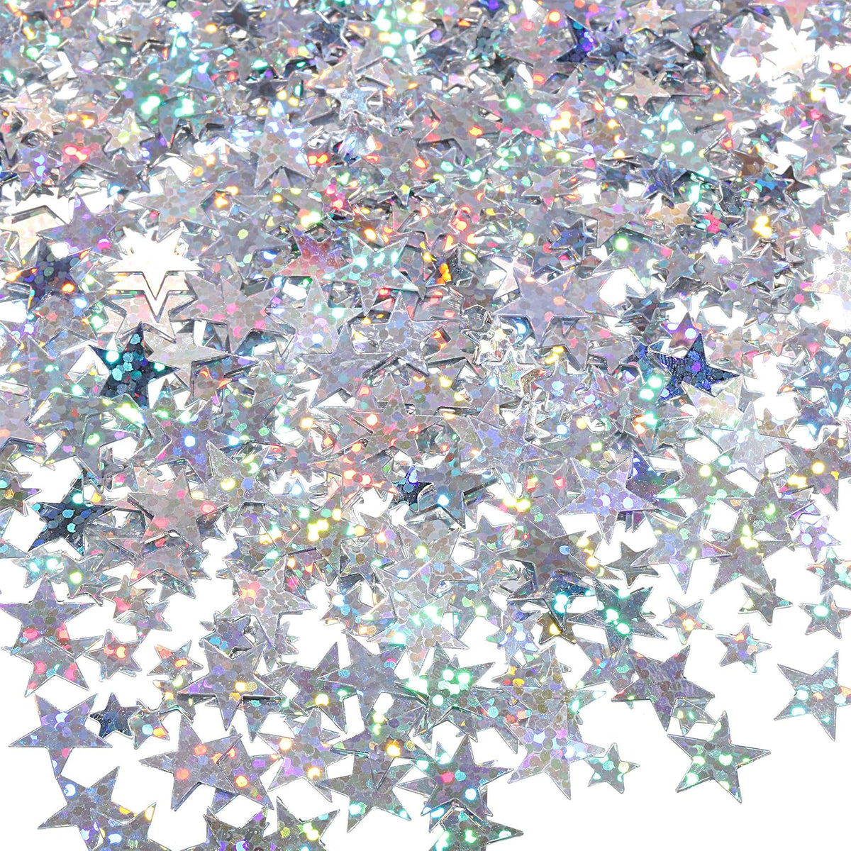 Hestya 60g Star Confetti Glitter Table Confetti Metallic Foil Stars for Party Wedding Festival