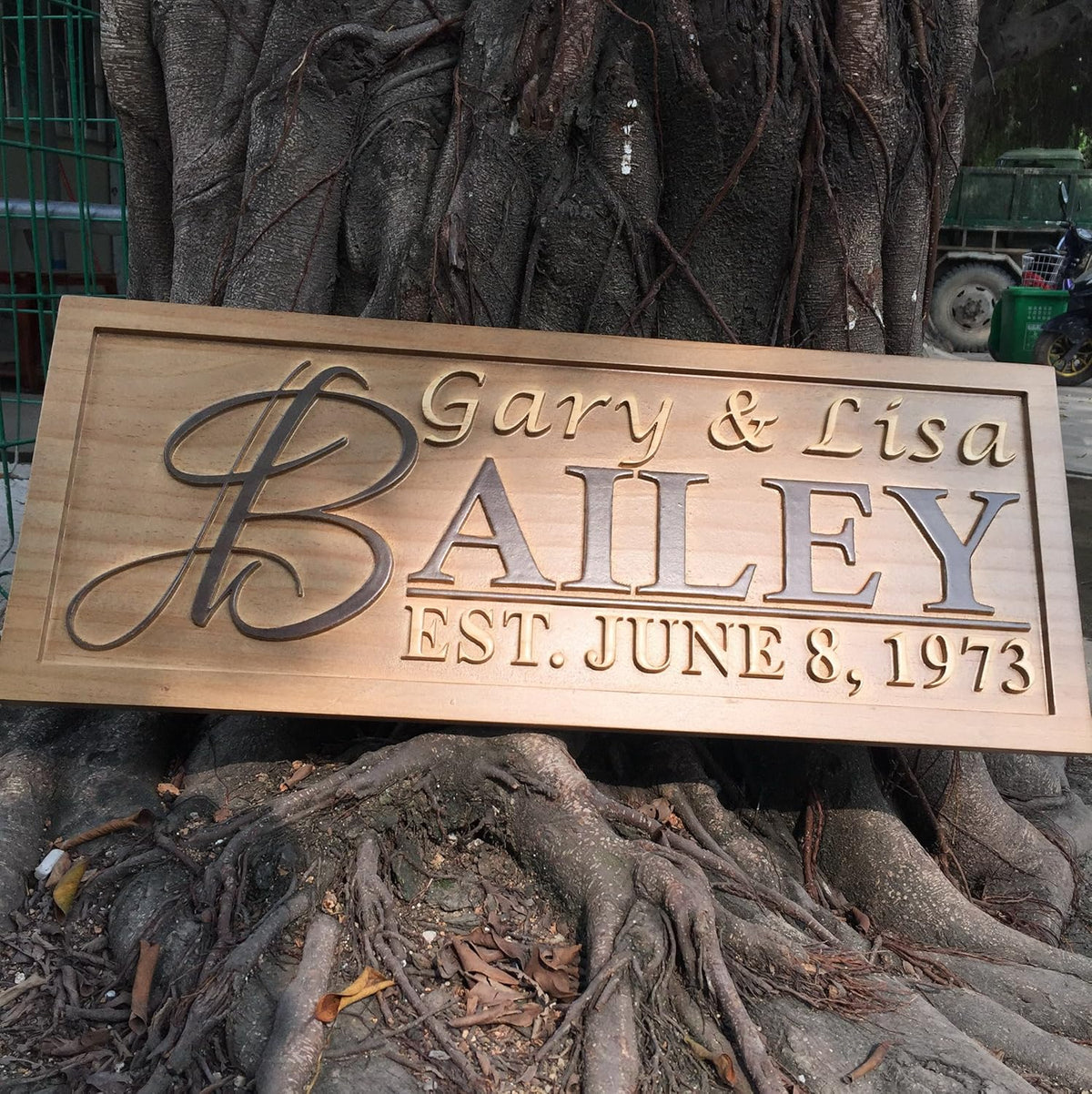 ADVPRO Personalized Custom Made Solid Pine Wood rustic home sign décor - wedding, anniversary