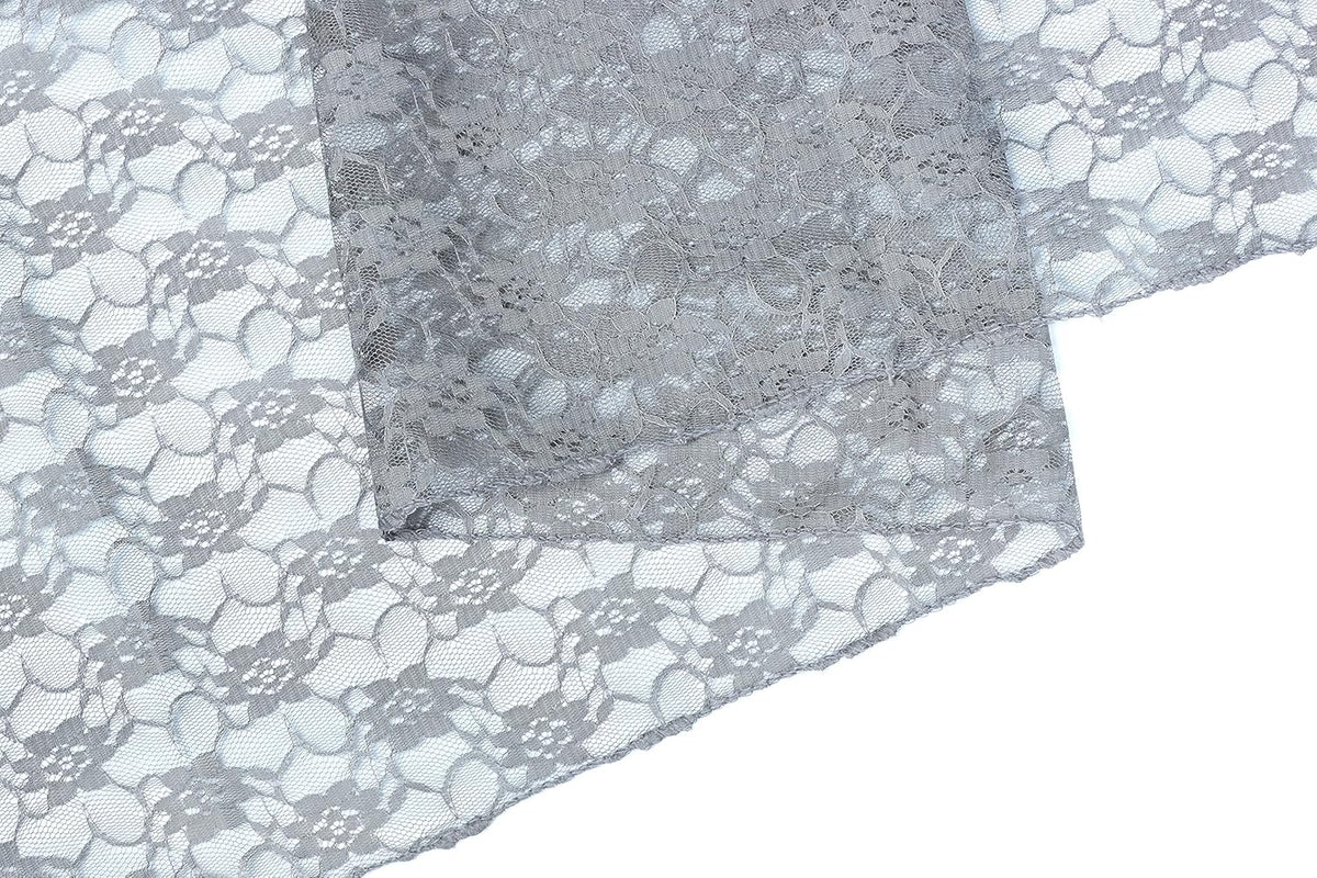 MDS Pack of 25 Wedding 12 x 108 inches Lace Table Runner for Wedding, Decorations for Birthday